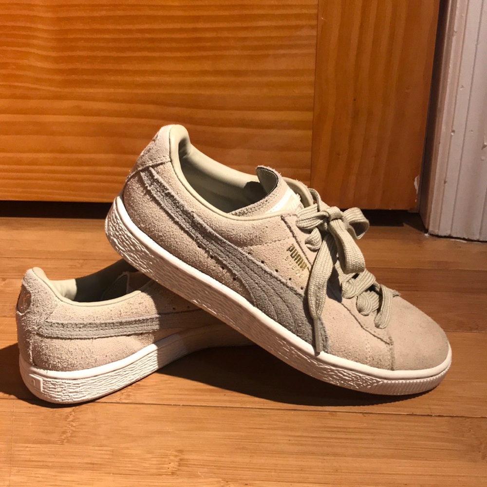 Puma Tan Suede Shoes
